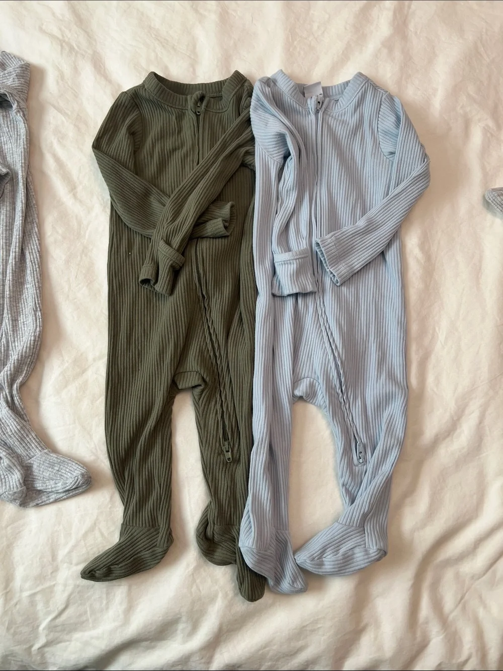 Old Navy 5 pack ribbed baby footie PJ